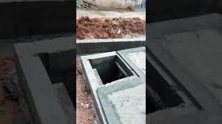 Below ground level water tank