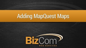 Adding MapQuest Maps in the BizCom CMS