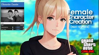 GTA 5 Beautiful | Cute Blonde Female Character Creation ⋆˙⟡♡ NEW 2023