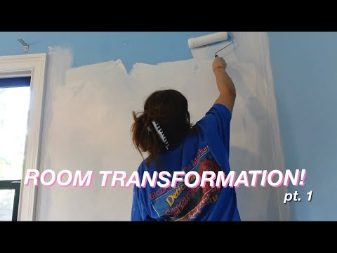 TRANSFORMING MY ROOM | room makeover part 1 | Aliana