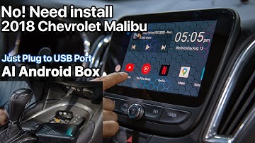 2018 쉐보레 말리부 USB 타입 AI 안드로이드 박스 "설치 불필요!" (자이언트웍 인디워크 제작)
