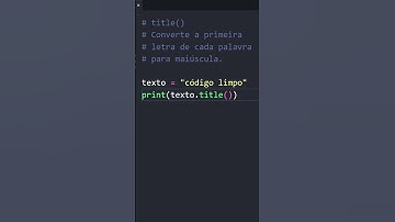 title em Python #programação  #python #programming #pythonprogramming #coding #programmer #codingbr