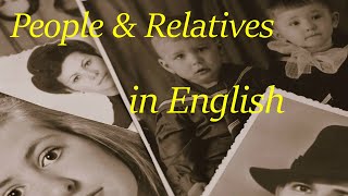 People and Relatives vocabulary in English | Learn English words meaning from Urdu for beginners