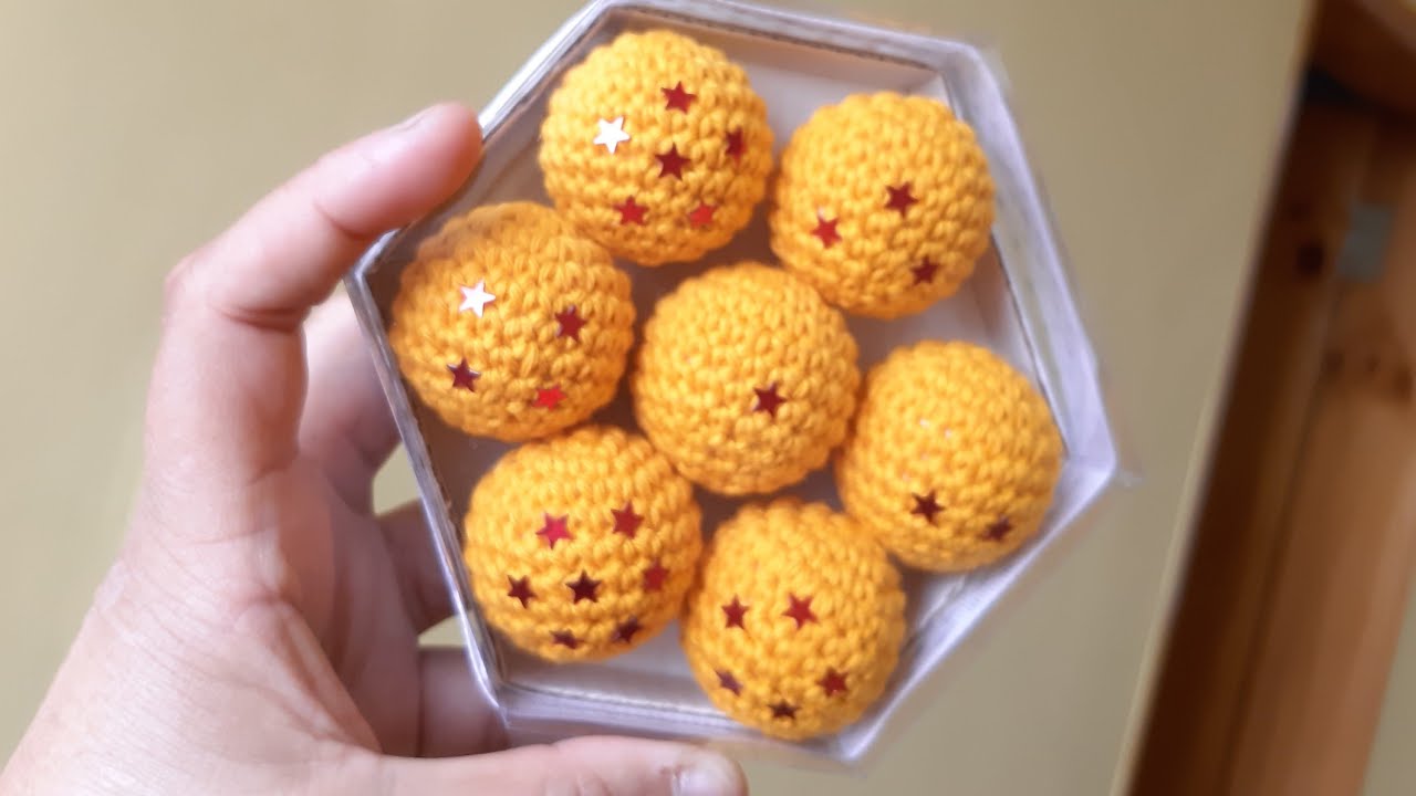 Esferas do Dragão Amigurumi - Dragon Ball