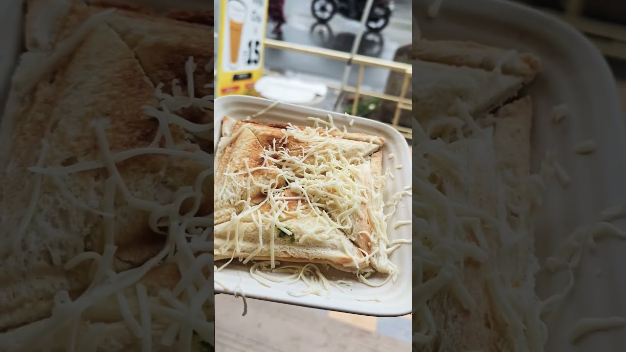 Im Trying Bombay Vada Pav Chilli Toast With Cheese Sharing My Honest Feedback Taste Experience