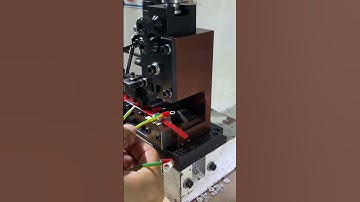 HH-MO Terminal Crimping Applicator is processing special terminals with bending functions