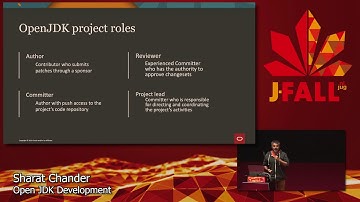 J-Fall 2019: Sharat Chander - OpenJDK and You
