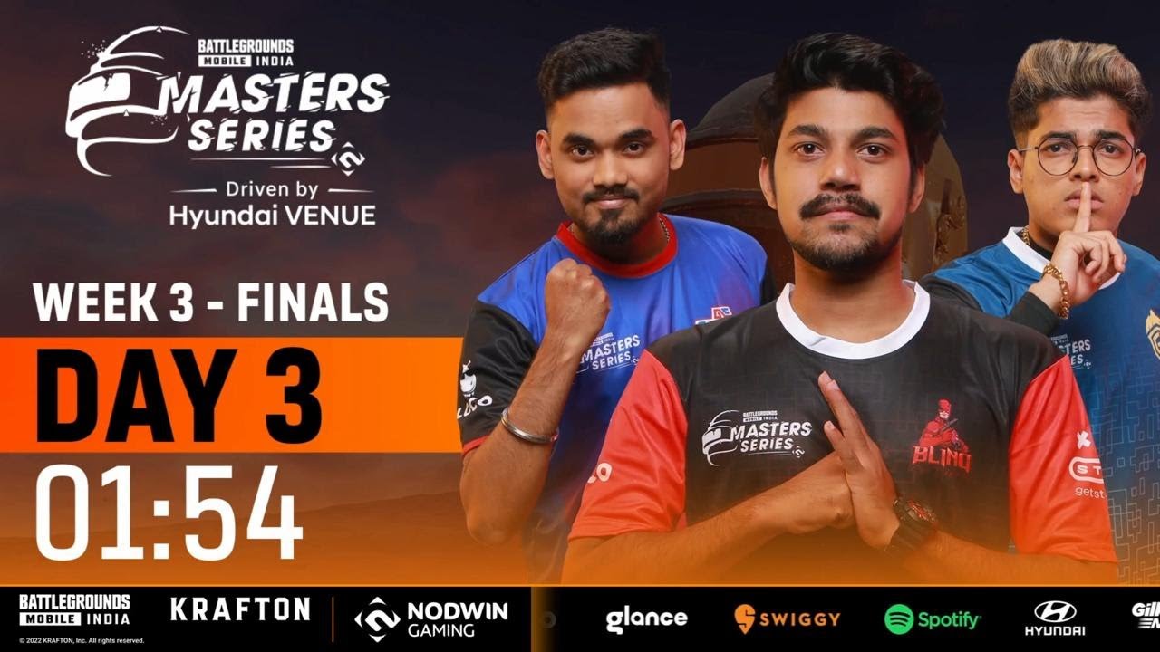 Masters Series live Nodwin Gaming Lan Event Live Week Finals Day