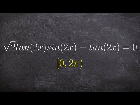 Solving a trigonometric