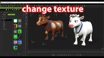 iclone 8 change texture | iclone 7 change texture | iclone 7 Cow Model change texture