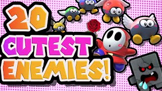 Top 20 CUTEST Super Mario Enemies!