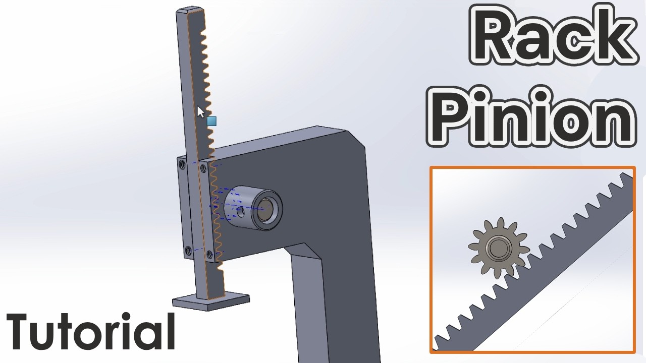 SolidWorks Rack and Pinion Mate | 2026 Tutorial - YouTube