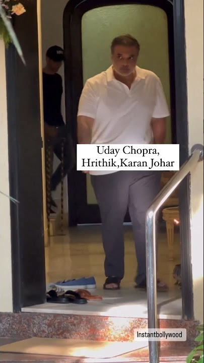 Uday Chopra, Hrithik Roshan & Kjo at Pamela Chopra’s Last Rites