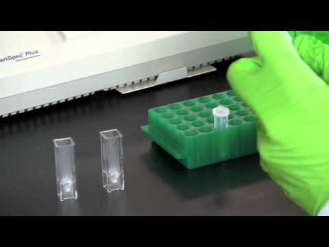 Video: Hoe wordt de DNA-concentratie berekend met behulp van een spectrofotometer?