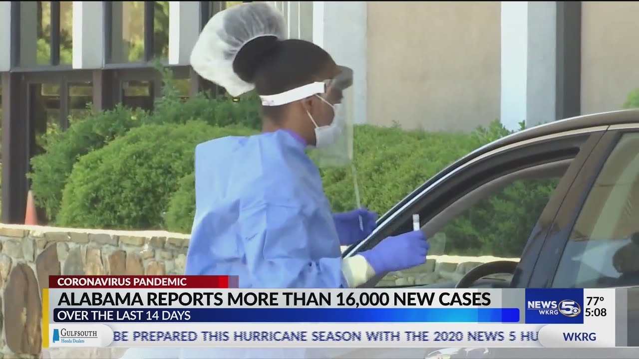 Alabama reports more than 16,000 new cases YouTube