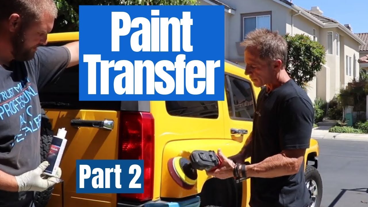 Car paint Transfer part 2: Car polishing tips for beginners - YouTube
