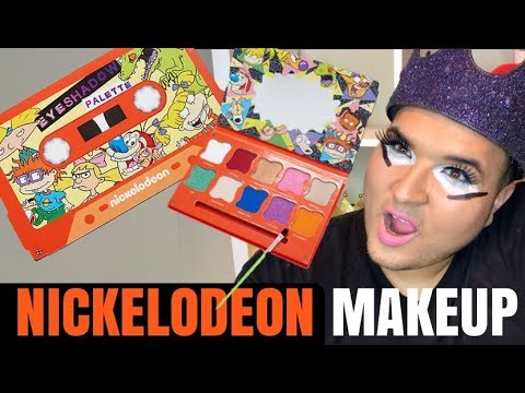 NICKELODEON EYESHADOW PALETTE REVIEW - 동영상
