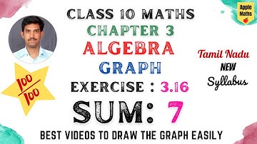 Class 10 | Maths | Chapter 3 | Algebra | Quadratic Equations | Exercise 3.16 | Sum 7 | TN