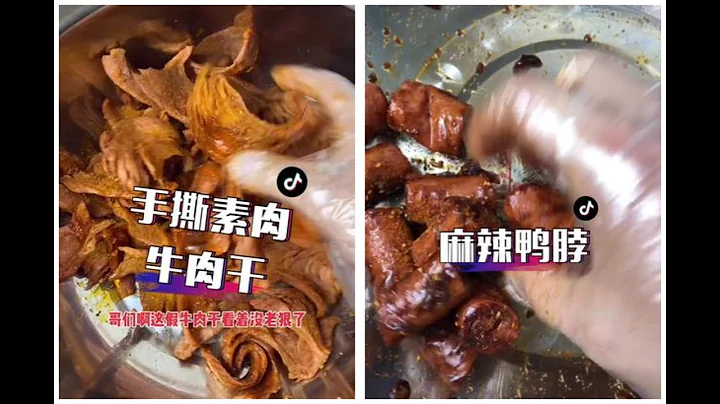 【辛吉飞评测】 -全是狠活！#手撕素肉#假牛肉干 - 天天要闻