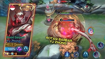 YU ZHONG AGRESSIVE ROTATION TUTORIAL! INVADING ENEMY JUNGLE + EASY FIRST BLOOD! QWEAN - MLBB