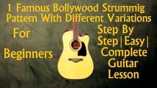 Hello friends welcome to my channel. in this guitar lesson i tried
explain you one famous bollywood songs strumming pattern with
different variations. wit...