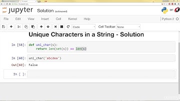 064 Unique Characters in String   Interview Problem   SOLUTION