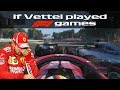 If vettel played f1 games