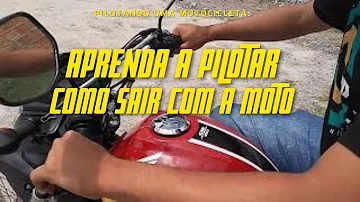 Como dar partida em uma moto com partida elétrica?
