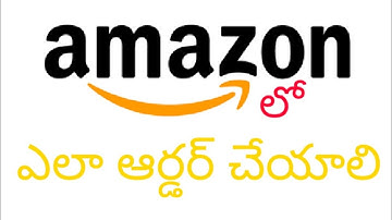 How to order on amazon in telugu || step by step process