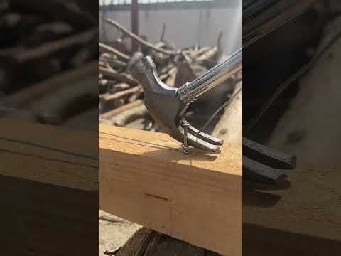 Great Way to Tie Steel Wire with a HAMMER