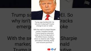 With The Swirl Of A Black Sharpie Marker, President Donald Trump Issued An Executive Order On His