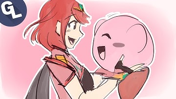 Pyra meets Kirby