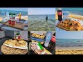 اروحو نبحرو كيف كيف 🌊🏖 تجهيزات البحر 🌮🍔 وصفة كرواصون صالي اقتصادية و بزاف بنينة