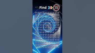 Eye Test Challenge: Can You Find the 72? #quizmeplztv #quiztime #quiz