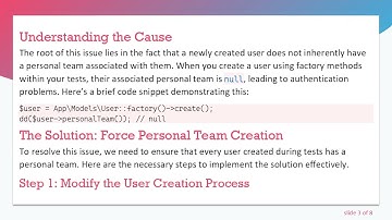 Resolving Laravel Jetstream +  Livewire +  Teams Test Issues