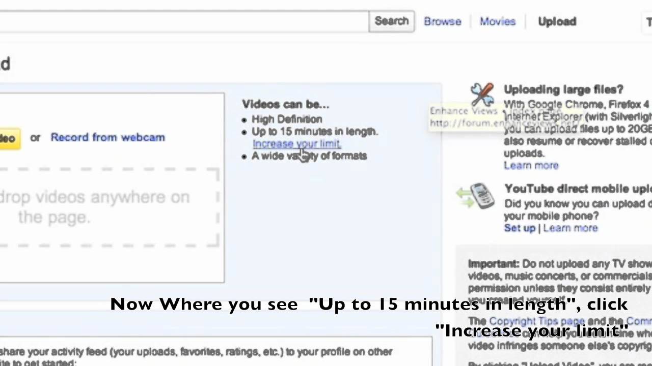How to Upload videos more than 15 minutes! - YouTube