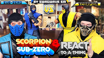 Scorpion & Sub-Zero React: SCORPION vs SUB-ZERO Stop Motion Action Animation Video By SwagWave sm