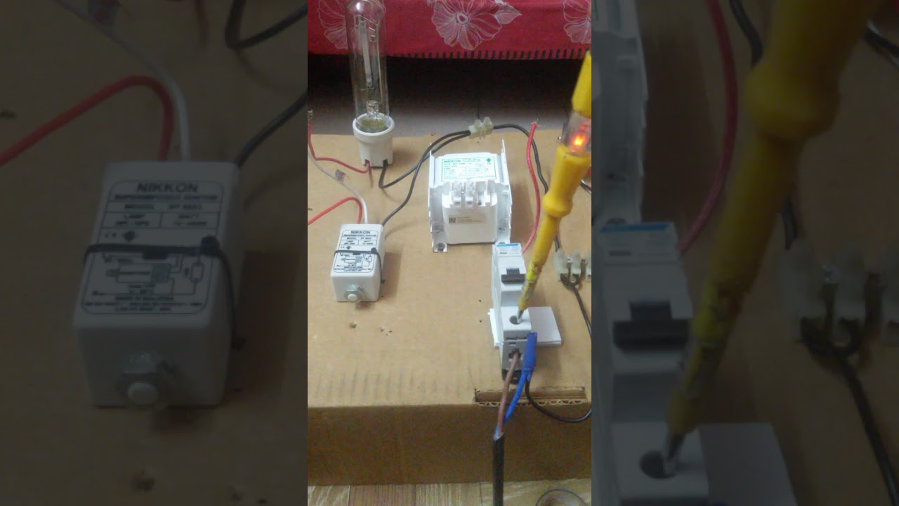 street light wiring connection - YouTube
