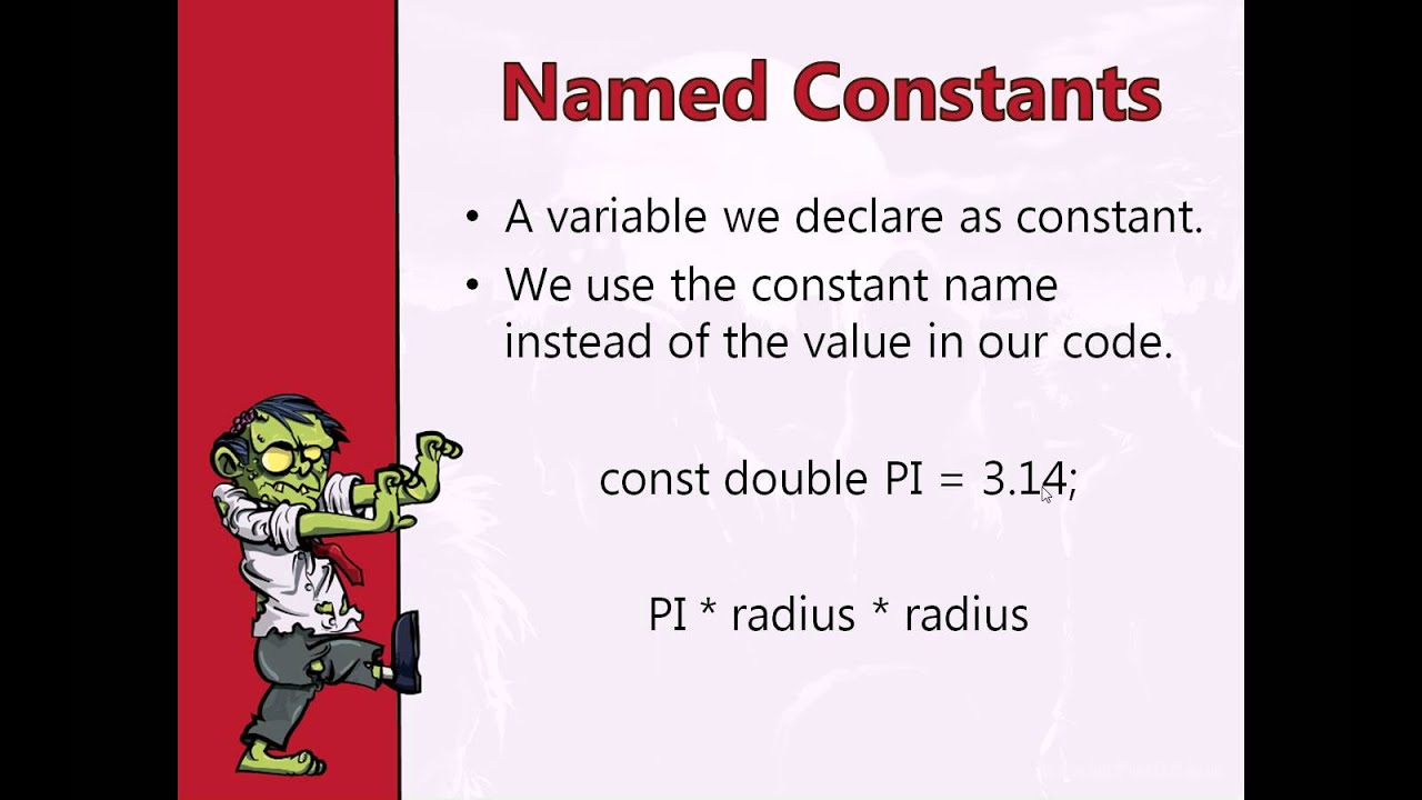 C++ Lesson 7 Pt 1. Constant value of constants - YouTube
