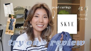 SKYE clothing try on and review | sustainable &amp; chic luxe brand