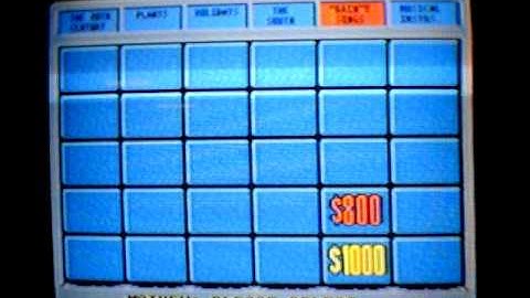 Jeopardy! Sega CD Run Game 2 Part 4