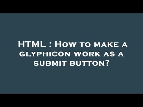 HTML : How