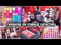 REVEALING MY ENTIRE MAKEUP COLLECTION | EYESHADOW PALETTES | MAKEUP VANITY TOUR