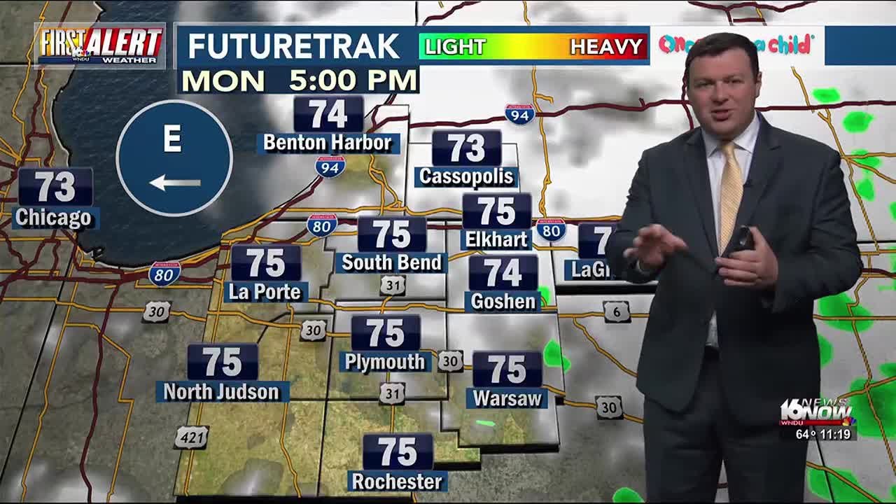 FIRST ALERT FORECAST: Weekend Remaining Warm and Dry, Rain in the ...