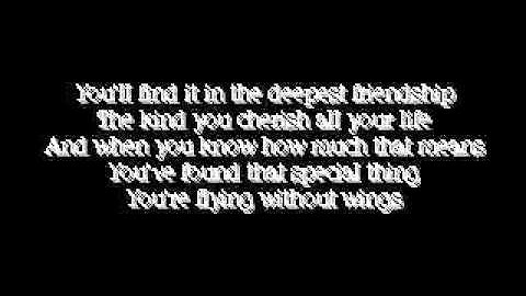 Westlife - Flying Without Wings {Lyrics}