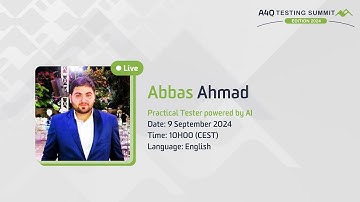 A4Q Testing Summit 2024 - Practical Tester powered by AI