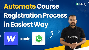 Automate Course Registration Process in Easiest Way - Webflow to WhatsApp