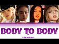 BLACKPINK BODY TO BODY By BTS Ai Cover Color Coded Lyrics 