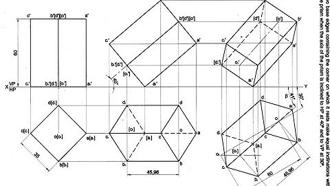 Square Prism with beta angle in Solid edge software