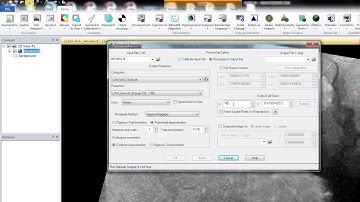 Reproject and Resample Raster Image in Erdas Imagine Software